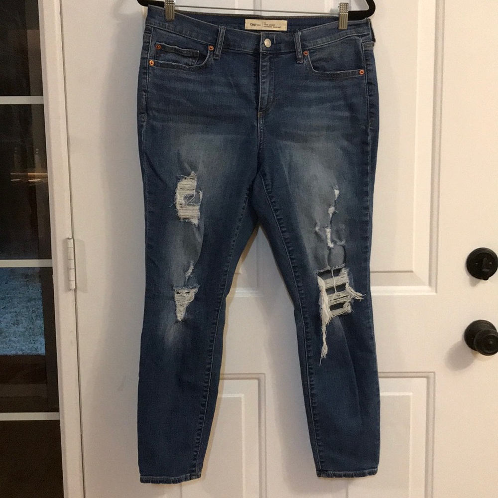 Gap Distressed Skinny Jeans
